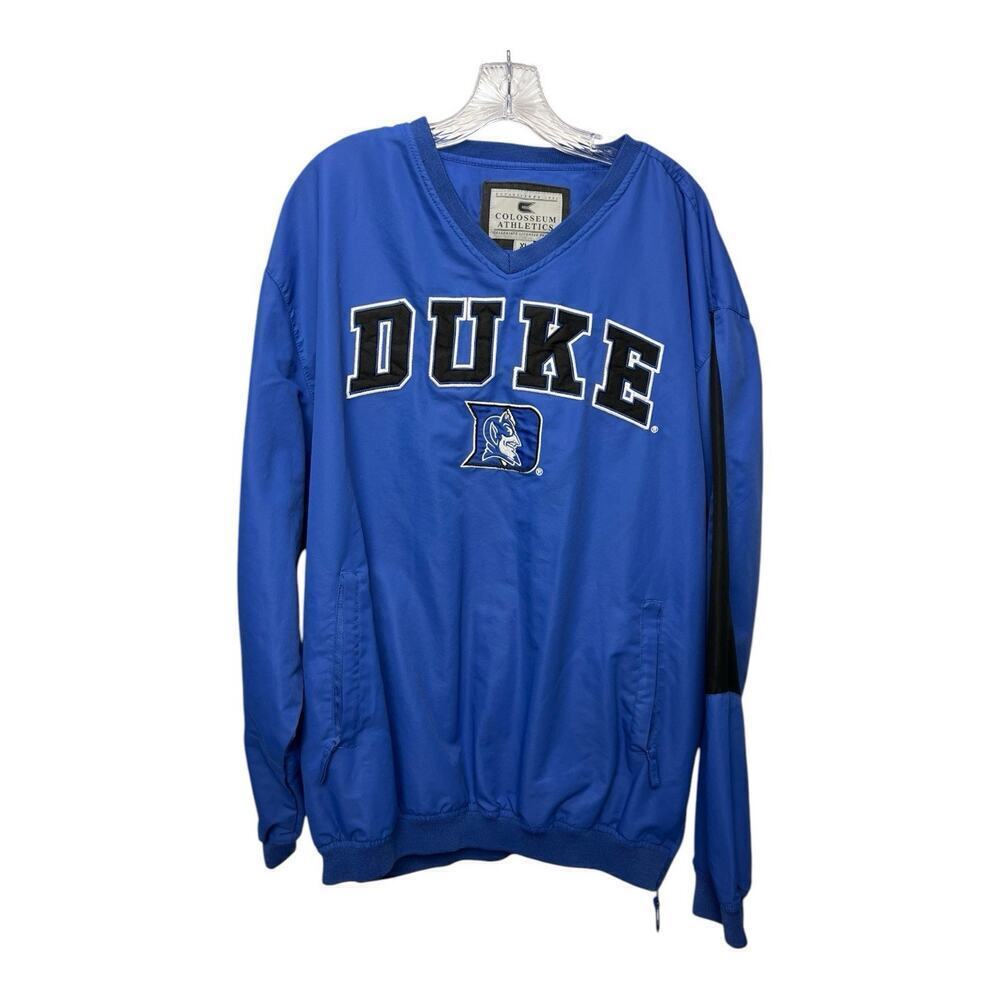Vintage Colosseum Athletics Duke Blue Devils Sweater Pullover Blue XL